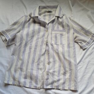 Classic Striped Button Down Shirt